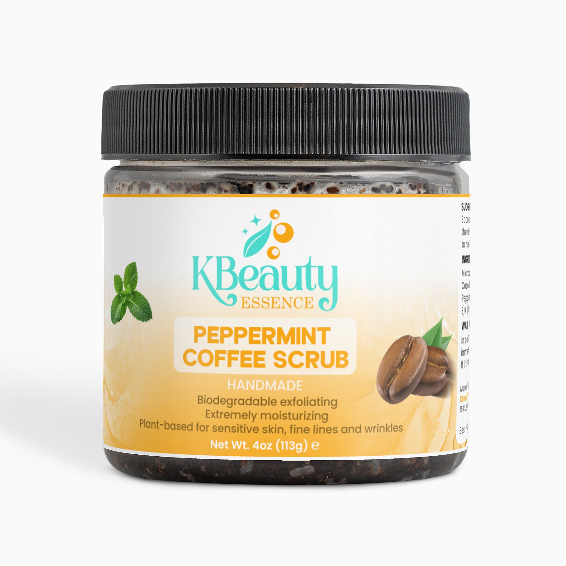 Peppermint Coffee Scrub